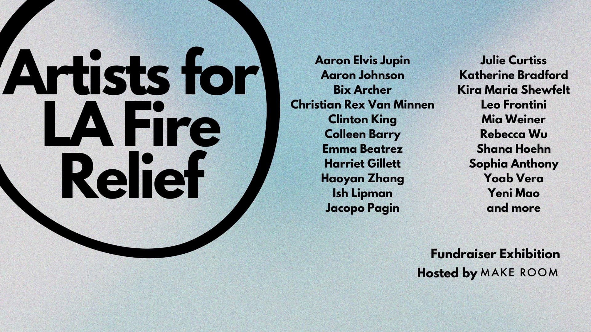 Artists for LA Fire Relief