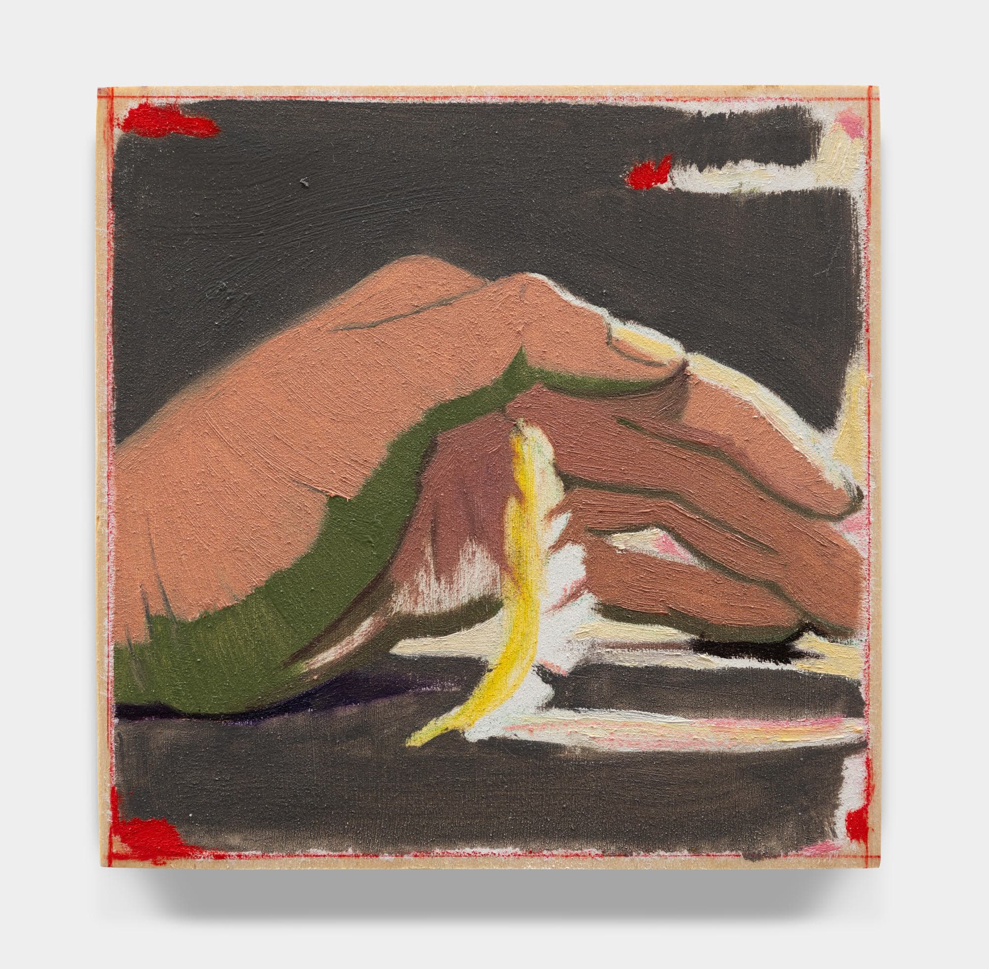 Closer #2, 2024Oil on wood panel4 x 4 in.10.2 x 10.2 cm, Closer #2