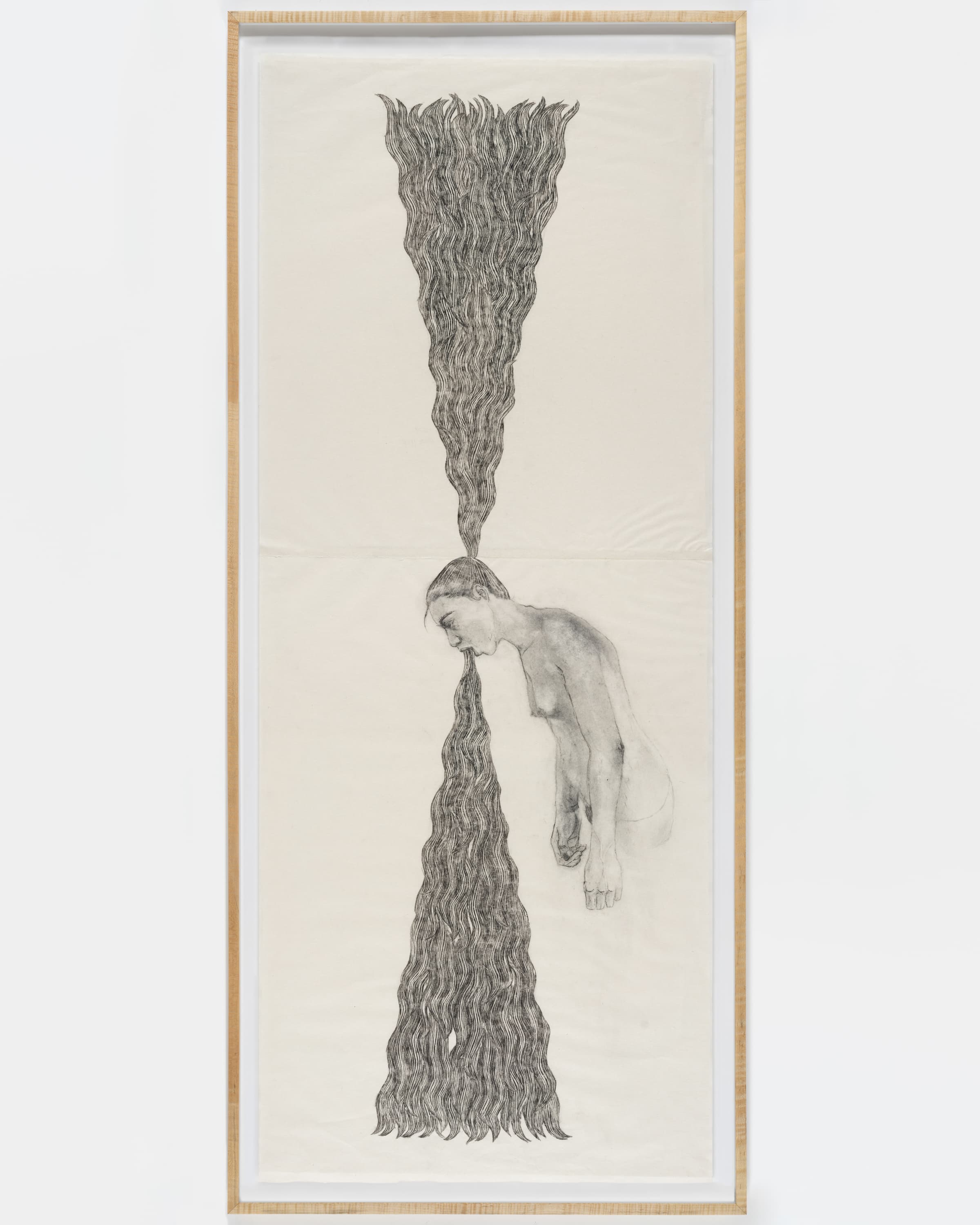 Shana Hoehn, Study for Seance: hair and vomit