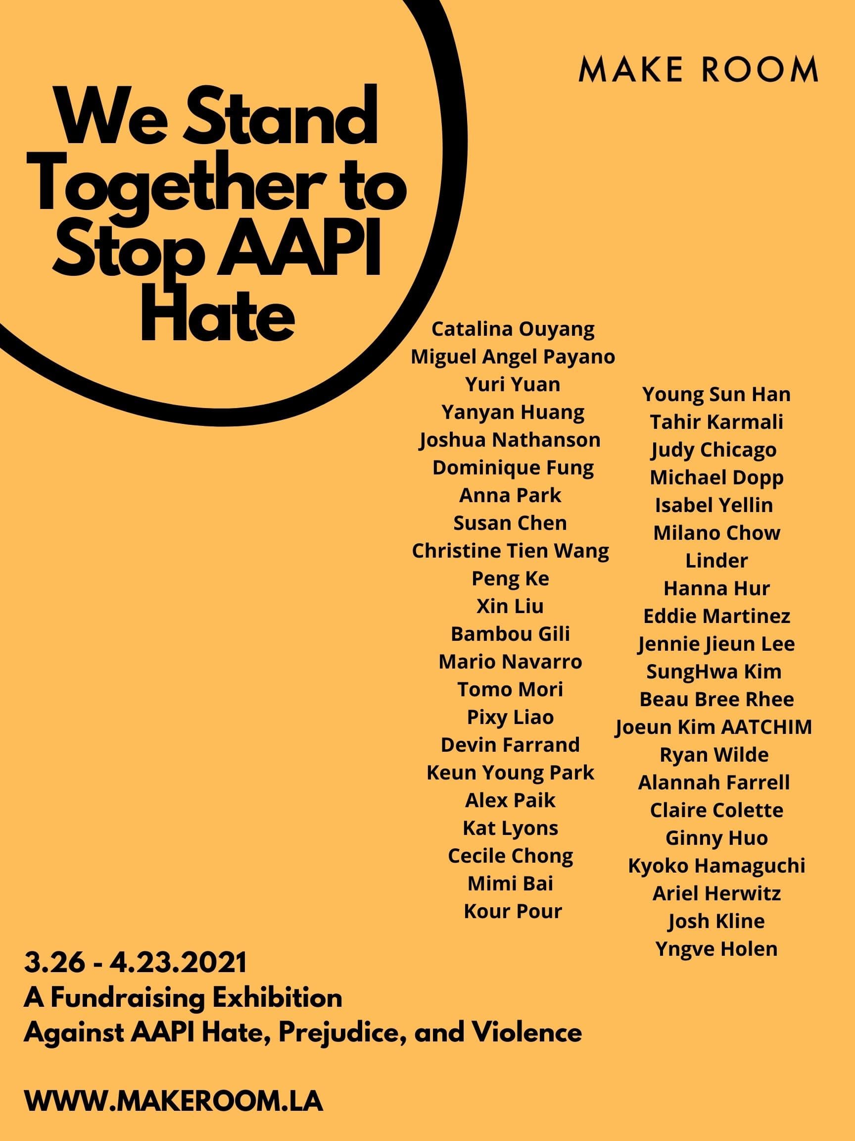 We Stand Together to Stop AAPI Hate — view 1