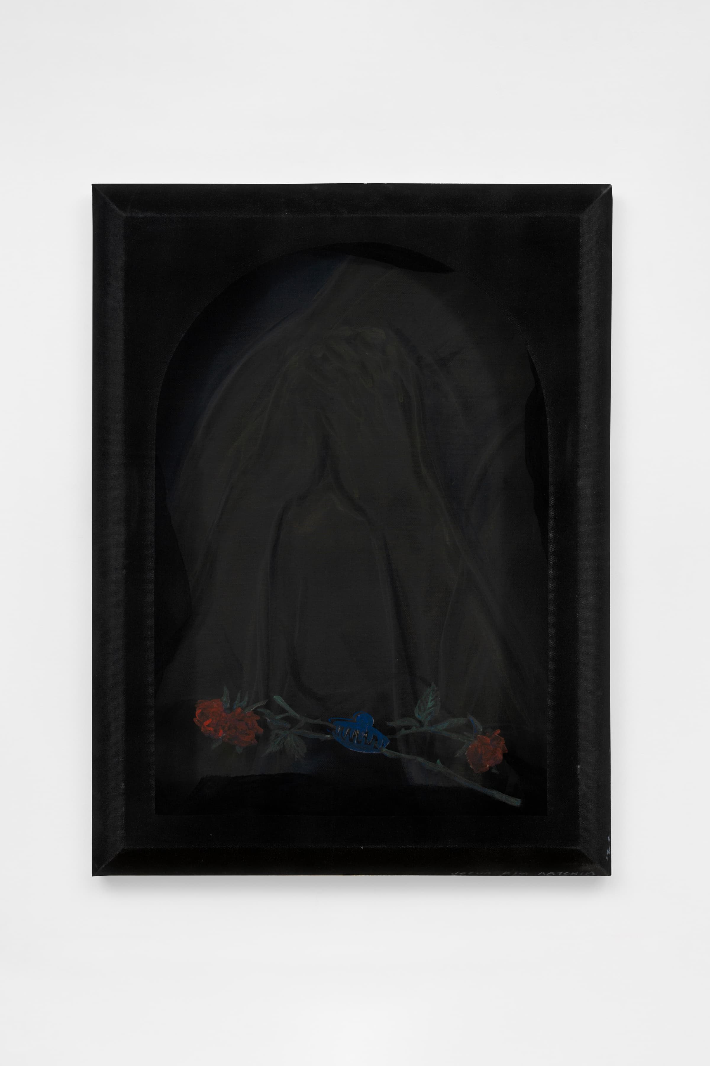 Joeun Kim Aatchim, Still life with Double Edge Roses and a Claw, Over the Night Prayer.