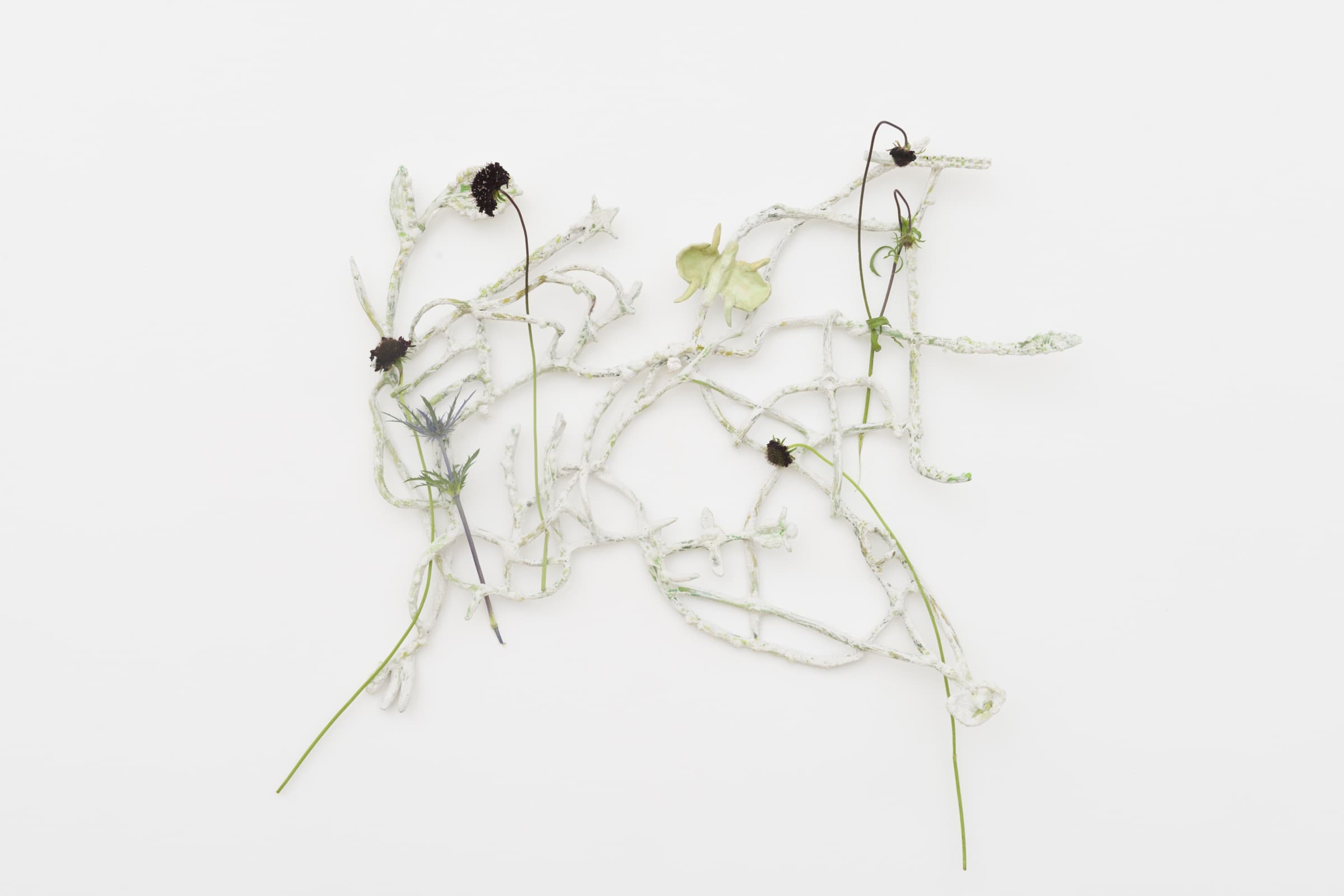 ASMABlossoming Carcass, 2019Signed and dated<!--td {border: 1px solid #ccc;}br {mso-data-placement:same-cell;}-->bronze cast, oil paint, gypsum, volcanic sand, flowers<!--td {border: 1px solid #ccc;}br {mso-data-placement:same-cell;}-->23 x 19 x 4 inEdition details, Blossoming Carcass