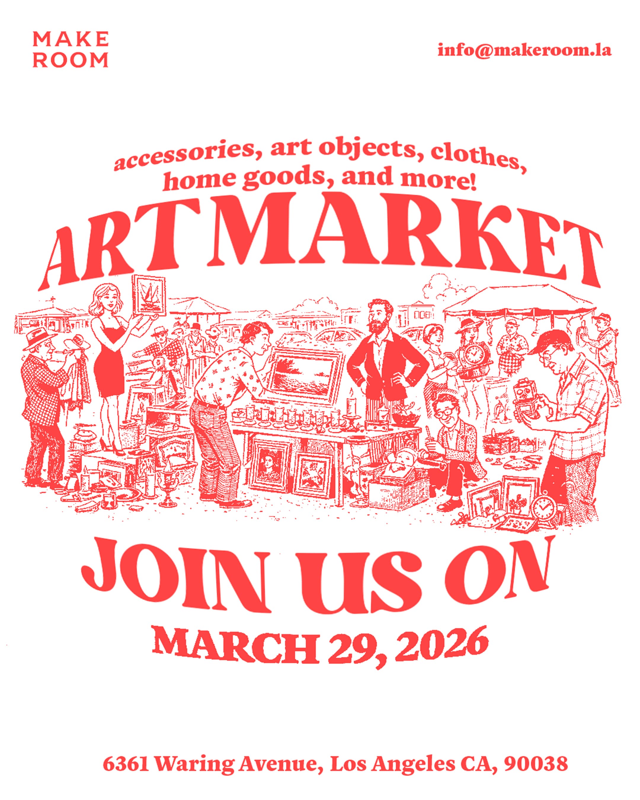 Spring Art Market at Make Room Gallery