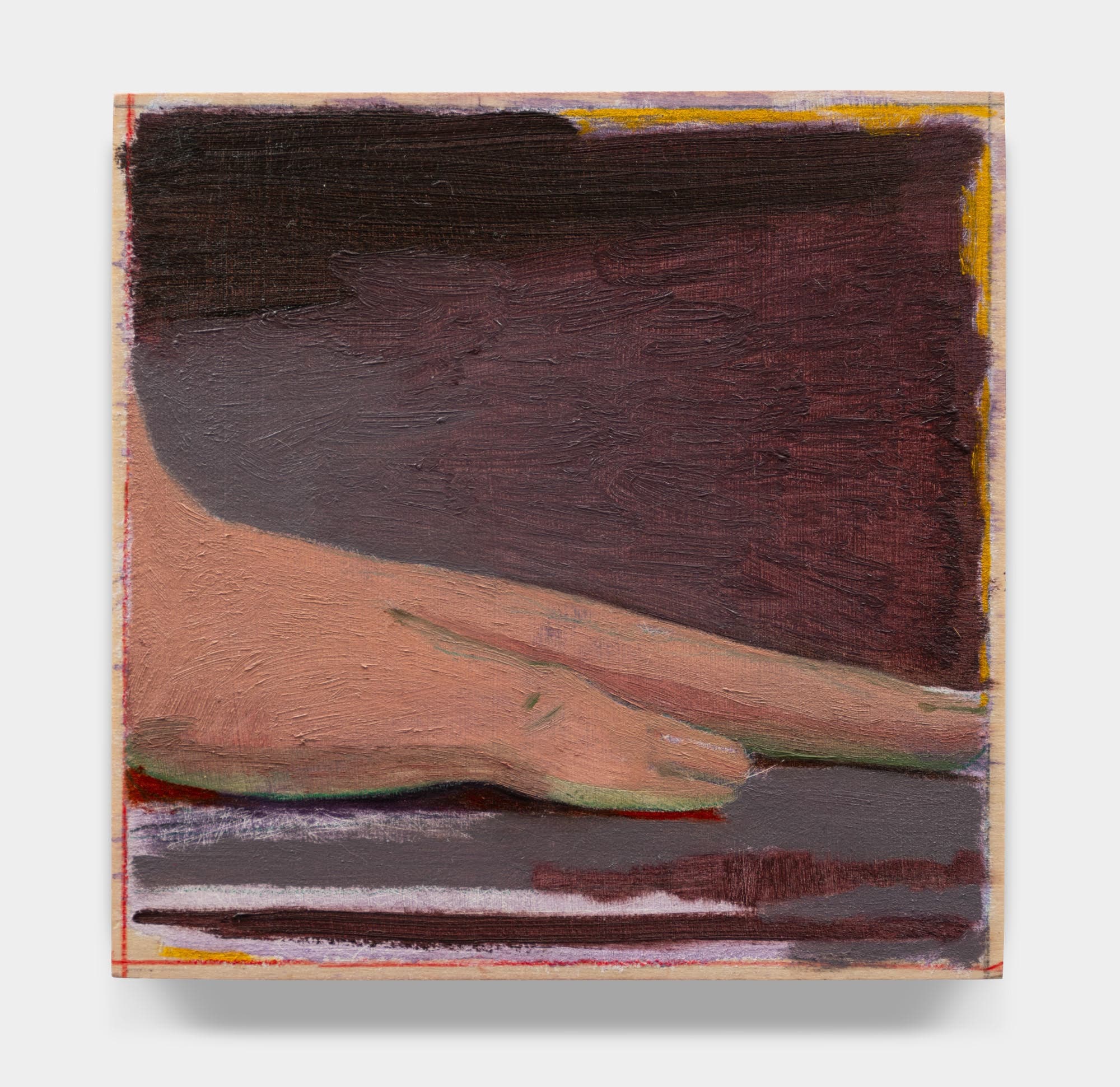 Closer #5, 2024Oil on wood panel4 x 4 in.10.2 x 10.2 cm, Closer #5